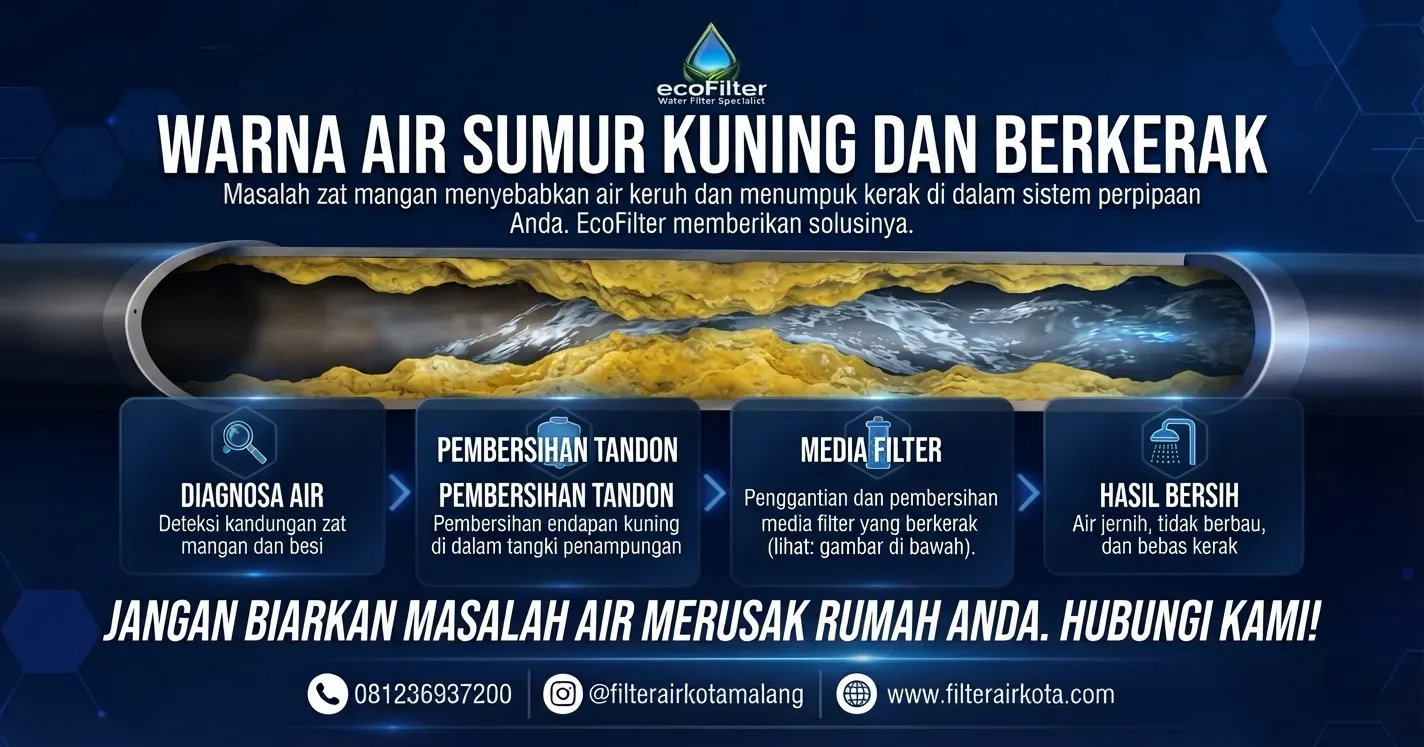 Instalasi Filter Air Mengandung Besi Singosari Kab. Malang