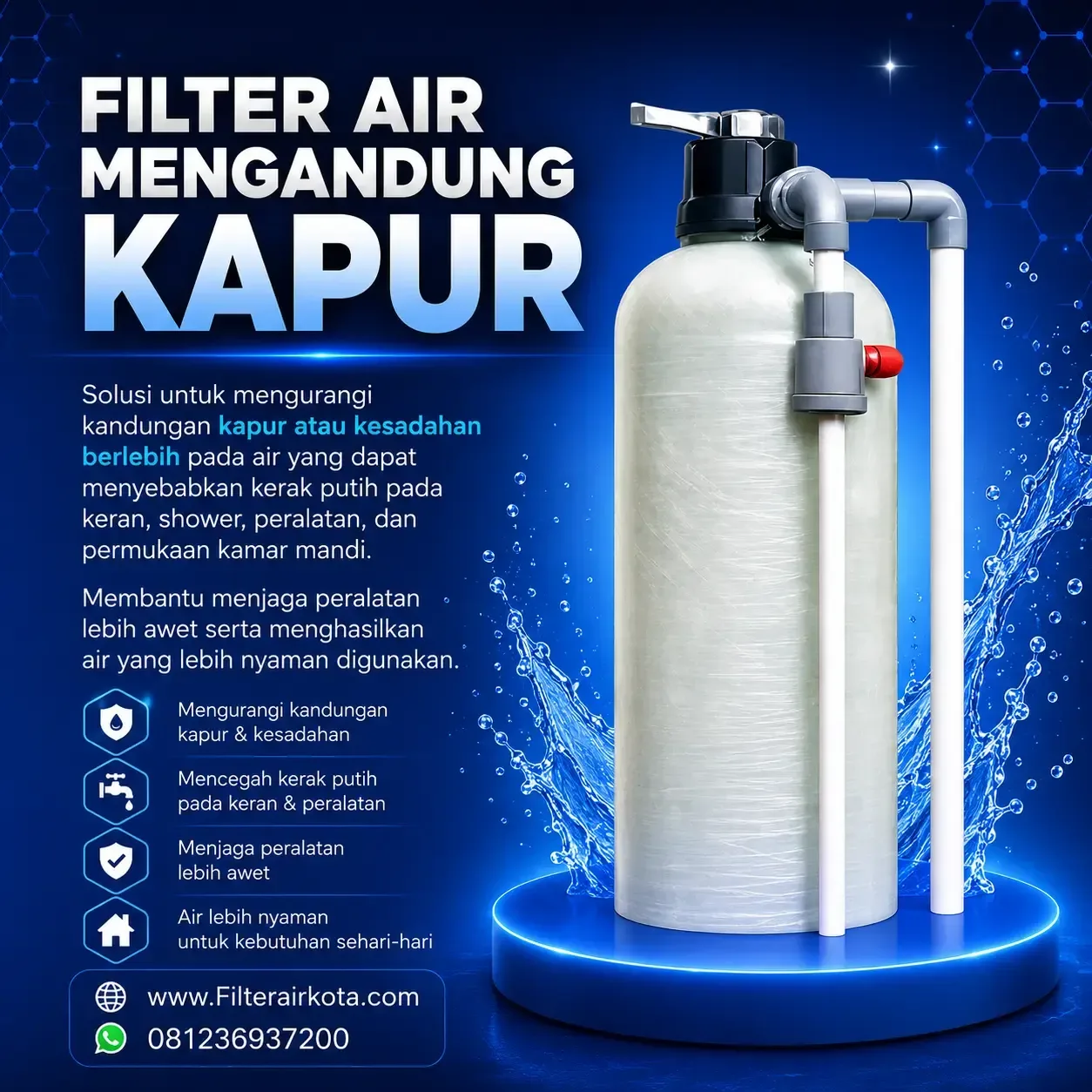 Filter Air Softener Anti Kerak