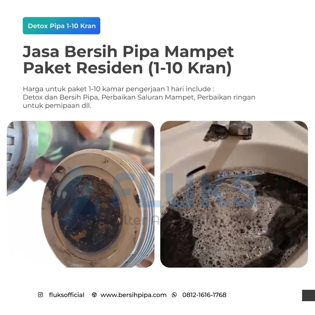 Jasa Detox Pipa Air Bersih - Gambar 1
